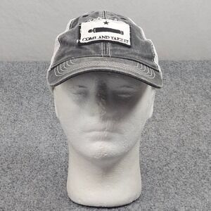 Texas Come and Take it Trucker Hat Mens‎ Grey White Cannon Cap Distressed Mesh
